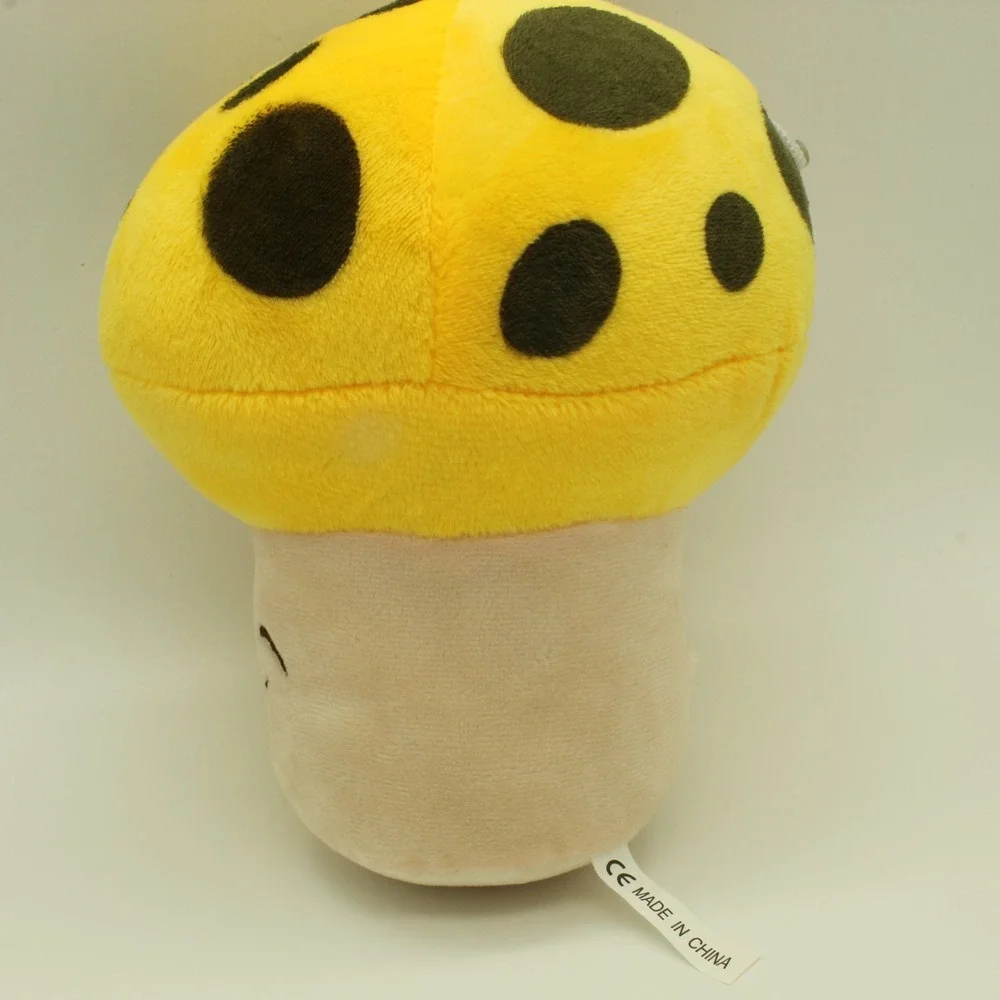 Plants vs Zombies‎ Linxin Sun-Shroom Yellow Plush PvZ Stuffed Toy with String